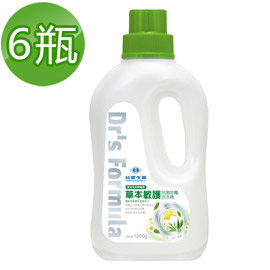 《台塑生醫》Dr’s Formula草本敏護-抗菌防蟎洗衣精1.2kg(6瓶入)