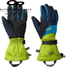【Outdoor Research 美國 男防水透氣保暖手套 藍/綠】防水手套/保暖手套/71260