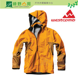 《綠野山房》Westcomb 加拿大設計製造 男款 Mirage 防水透氣外套 單件式風雨衣 橘 10MJA02-SFN