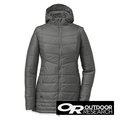 Outdoor Research BREVA PARKA 女 防潑水保暖長大衣『淺灰』｜保暖外套 97777