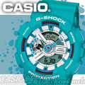 CASIO 時計屋 卡西歐 G-SHOCK 手錶專賣店 GA-110SN-3A 中性錶 太陽能錶 橡膠錶帶 冰雪藍 倒數計時