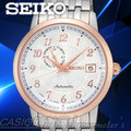 CASIO 時計屋 SEIKO 精工手錶 SSA090J1 男錶 機械錶 不鏽鋼錶帶 白色錶盤 防水 全新 保固