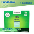 【 Panasonic 藍電池 】 國際牌 90D26L R 好禮四選一 80D26L R 汽車電池 蓄電瓶 rogue crv 哈家人