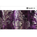 kipo購物工廠巴洛克華麗質感 奢華時尚 紫色絲絨燙金 窗紗 窗簾訂做 NCD017002B