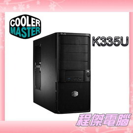 【CoolerMaster 酷碼】Elite 335U 黑 RC-335U-KKN2-GP 機殼 實體店家 台灣公司貨『高雄程傑電腦』