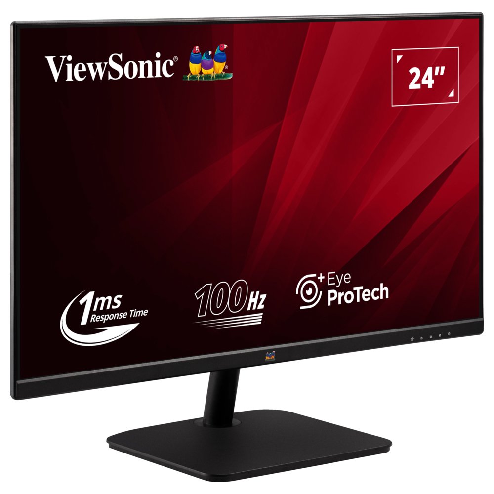 Viewsonic 優派 VA2432-MHD 100Hz 24型 LED 液晶螢幕 / 23.8吋 / D-SUB、HDMI、DP / 內建喇叭 / 三年保固