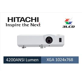 HITACHI CP-EX402 新款3LCD三原色亮彩投影機,真正耐用原廠3年保固,畫質完美顯現.