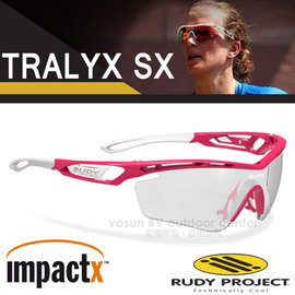 【義大利 Rudy Project】TRALYX SX-IMPACTX 2專業防爆變色運動眼鏡.太陽眼鏡.自行車風鏡/SP397866 寶石紅框+黑色變色片