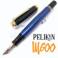 =小品雅集=德國 Pelikan 百利金 M600 14K金 鋼筆（藍條金夾）