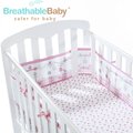 英國 breathablebaby 透氣嬰兒床圍 全包型 18430 森林花園款