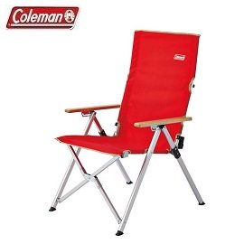 [ Coleman ] LAY躺椅 紅 / 三段式可調整椅背角度 / CM-26744