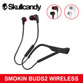 【歐肯得OKDr.】Skullcandy SMOKIN BUDS2 藍牙入耳式耳機 S2PGHW-521 公司貨 保固一年 - 黑紅色