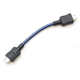 志達電子 DL025/0.1 線長0.1M 日本鐵三角 TD04-0501 Micro USB 公- Micro USB 公 OTG USB DAC 專用傳輸線 適用AT-PHA100 DA-10