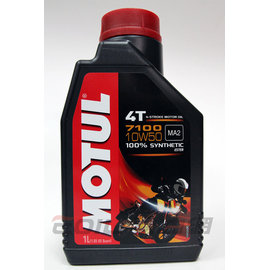 【易油網】Motul 7100 4T 10W50 MA2 酯類 機車用機油 1L*12瓶【整箱購買】