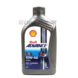 【易油網】Shell ADVANCE ULTRA 4T 10W40 機車用機油 1L*12瓶