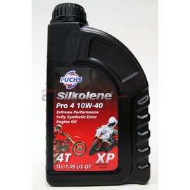 【易油網】FUCHS silkolene Pro 4 10W40 XP 4T 福斯賽克龍 全合成酯類機油 1L*10瓶 【整箱購買】