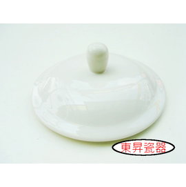東昇瓷器 - 東昇瓷器餐具=白色杯蓋(大)