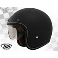 【贈鏡片】THH安全帽｜T-383A+ / T383A+ 素色 消光黑 復古帽 半罩帽 哈雷 內鏡『耀瑪騎士生活機車部品』