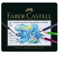 德國Faber-Castell藝術家頂級水性色鉛筆(24色)，贈送輝柏珍藏明信片乙組(5張)