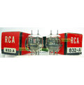FU32 ︽NO:3249 美國 RCA 832A ( GU32 ; ry32 ; 中國 FU32 升級管 ) 黑屏 方環 附原廠紙盒 真空管 1對 ( NIB ; 全新品 )