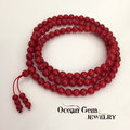 【Ocean Gem】海洋之心 天然紅珊瑚圓珠108顆念珠
