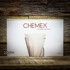 【CHEMEX】美國 CM-1C 經典手沖咖啡木把濾壺 (3人份專用濾紙) - FP-2-100張