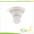 [Fun照明]E27 簡約 塑膠 白玉 1燈 吸頂燈 適用1坪 樓梯間 走道 玄關 廚房 陽台燈 另有 白玉 3燈 5燈