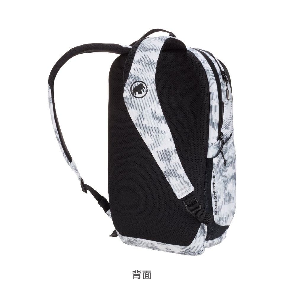 【Mammut 長毛象】Seon Shuttle X 22L 迷彩攀岩通勤筆電後背包 迷彩白 #2510-04090