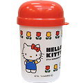 Hello kitty 凱蒂貓◇外出旅行組合◇《小方毛巾+收納盒》