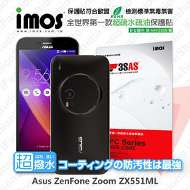 【愛瘋潮】急件勿下 Asus ZenFone Zoom ZX551ML iMOS 3SAS 防潑水 防指紋 疏油疏水 螢幕保護貼
