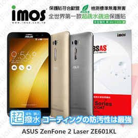 【愛瘋潮】急件勿下 ASUS ZenFone 2 Laser ZE601KL 6吋 iMOS 3SAS 防潑水 防指紋 疏油疏水 螢幕保護貼