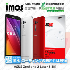 【愛瘋潮】急件勿下 ASUS ZenFone 2 Laser ZE550KL 5.5吋 iMOS 3SAS 防潑水 防指紋 疏油疏水 螢幕保護貼