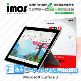 【愛瘋潮】急件勿下 微軟 Microsoft Surface 3 iMOS 3SAS 防潑水 防指紋 疏油疏水 螢幕保護貼