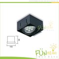 [Fun照明]AR111 崁燈 單燈 方型 投射燈 含光源 LED AR111 7W 白光 黃光 另有雙燈 三燈 四燈