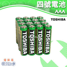 【鐘錶通】TOSHIBA 東芝-4號電池 (16入) / 碳鋅電池 / 乾電池 / 環保電池