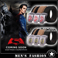 【Men Star】免運費 蝙蝠俠 VS 超人 正義署光 LOGO 帆布皮帶 皮革腰帶 皮帶頭 神力女超人 superman vs batman 男 女 媲美 adidas puma