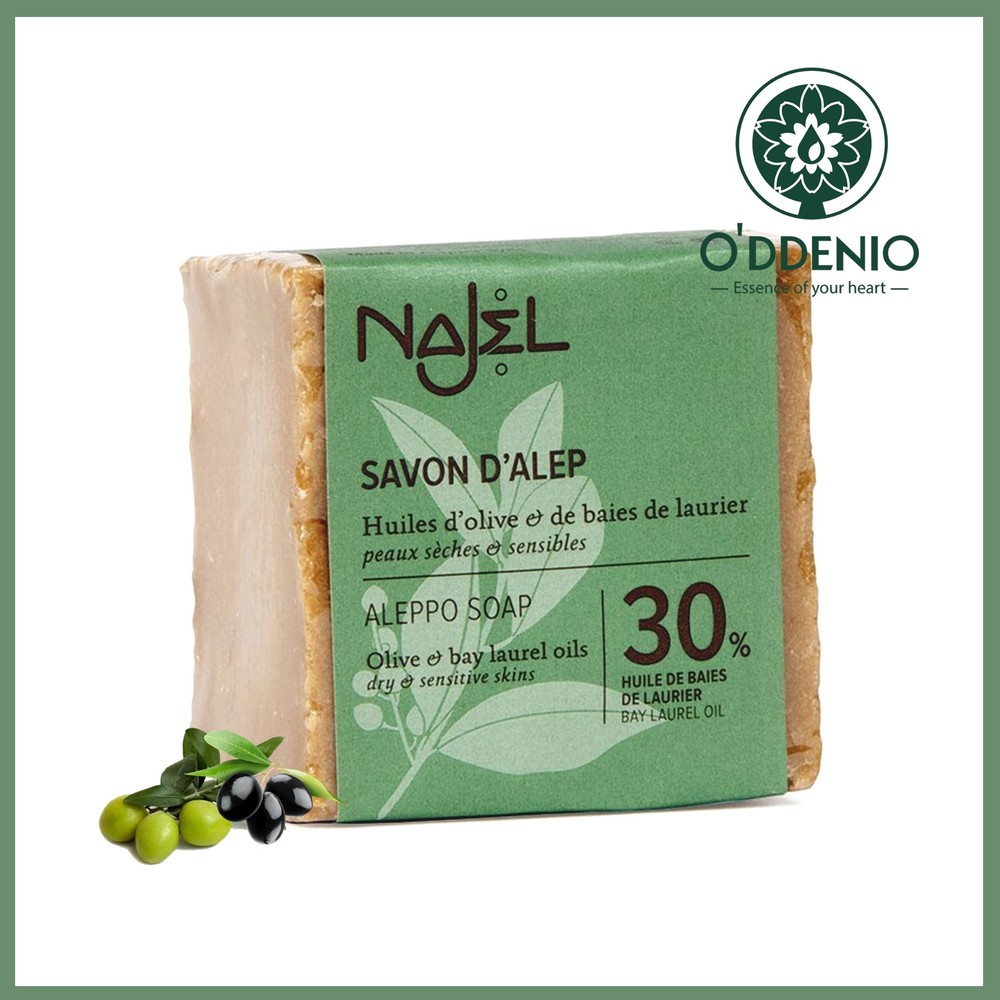 Najel阿勒坡古皂-30%月桂油+70%橄欖油手工馬賽皂185g《歐丹尼》