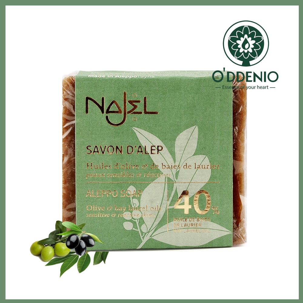 Najel阿勒坡古皂-40%月桂油+60%橄欖油手工馬賽皂185g《歐丹尼》