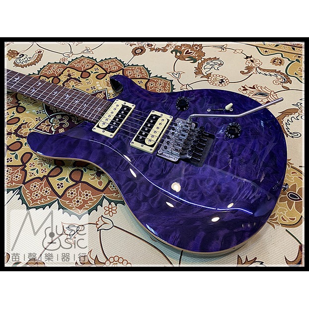 『苗聲樂器』跳樓出清全新PRS SE Custom Floyd Rose 大搖系列 30週年紀念款電吉他 藍