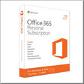 中文版 Office 365 個人版 一年訂閱盒裝無光碟(跨平台)