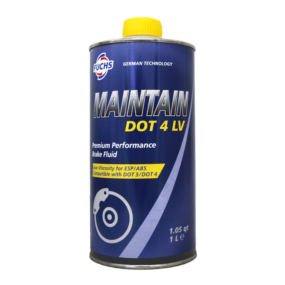 【易油網】FUCHS MAINTAIN DOT4 LV BRAKE 福斯 4號煞車油