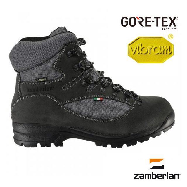 【Zamberlan 義大利】 SHERPA Pro Gore-Tex GTX 高筒防水透氣耐磨 登山鞋(Vibram黃金鞋底) 非Merrell/ 0549PM9G-0G 灰黑
