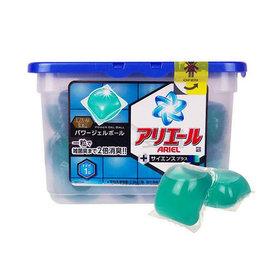 日本P&amp;G 3D洗衣球 洗衣膠球(盒裝18顆入) 淨白消臭