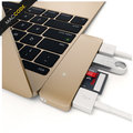 Satechi Type-C USB-C 3.0 To USB 3孔 USB + Micro SD 轉接器 鋁質