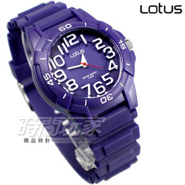 Lotus 時尚錶 繽紛馬卡龍 彩色圓錶 女錶 TP2107M-07紫色