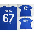 新莊新太陽 MLB 大聯盟 6630267-550 堪薩斯 皇家隊 王建民 WANG 67 背號 T恤 藍色 特880