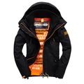 美國百分百【Superdry】極度乾燥 Attacker 風衣 連帽 外套 防風 夾克 刷毛 黑色 橘色 XS S M L號 F966