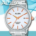 ALBA 雅柏 手錶專賣店 AS9743X1 男錶 石英錶 真皮皮革錶帶 日期 白 全新品 保固一年 開發票