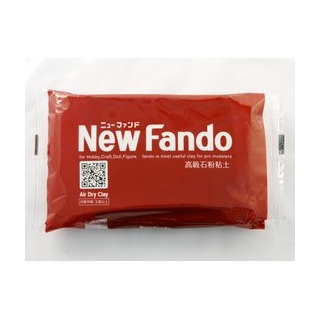 [堤業國際]超G軟日本石粉黏土NEWFANDO 350g最新包裝最軟好上手 GK 公仔 原型 可雕打磨 自然乾燥