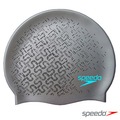 【線上體育】 speedo 成人矽膠泳帽 reversible mould 灰
